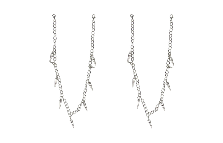 Nike Air Force 1 Low '07 'Black Samurai Punk Stud Chain' 圖 7