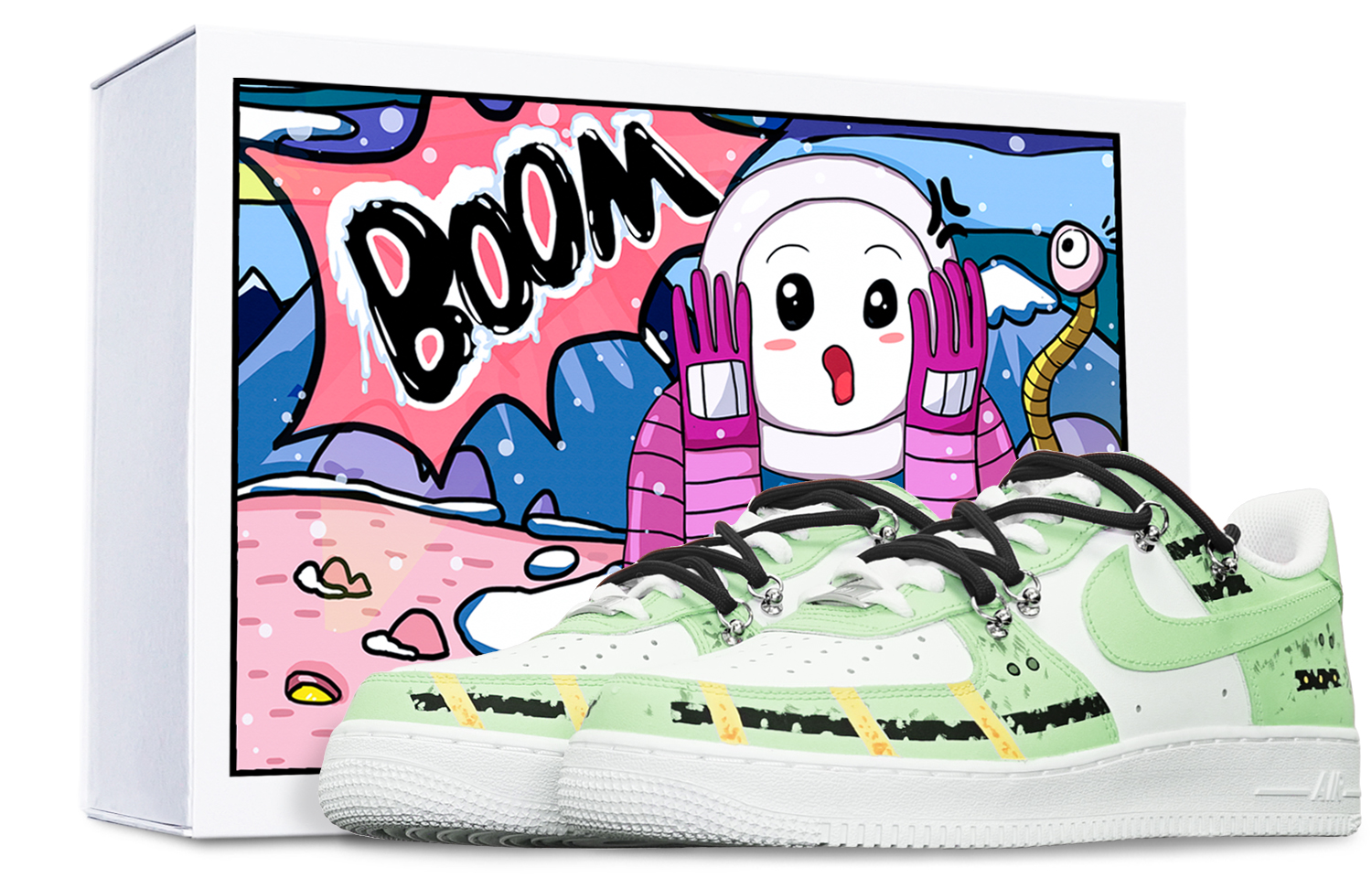 Nike Air Force 1 Low '07 'Cyberpunk Apple Green Deconstructed'