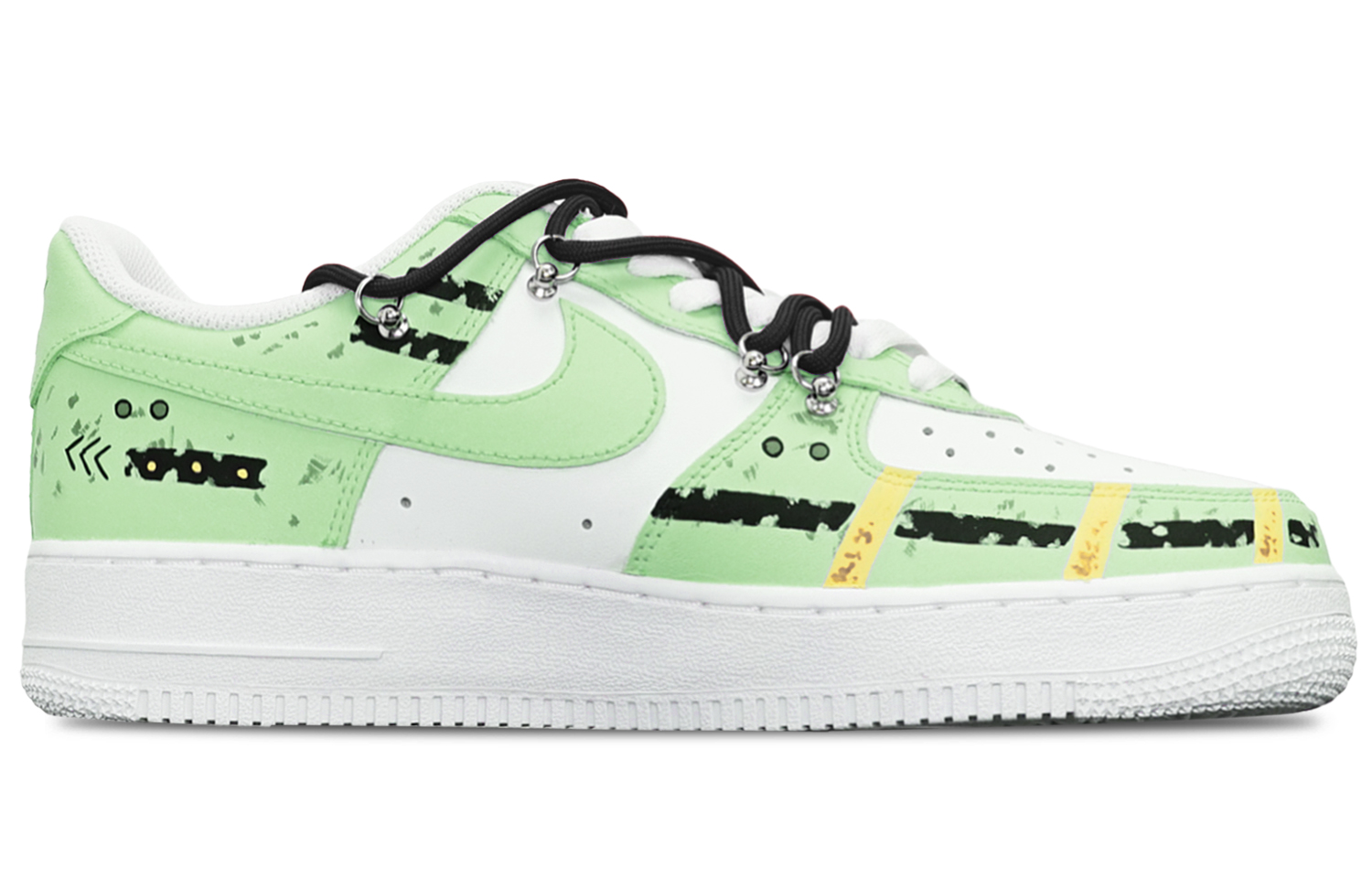 Nike Air Force 1 Low '07 'Cyberpunk Apple Green Deconstructed' 圖 3