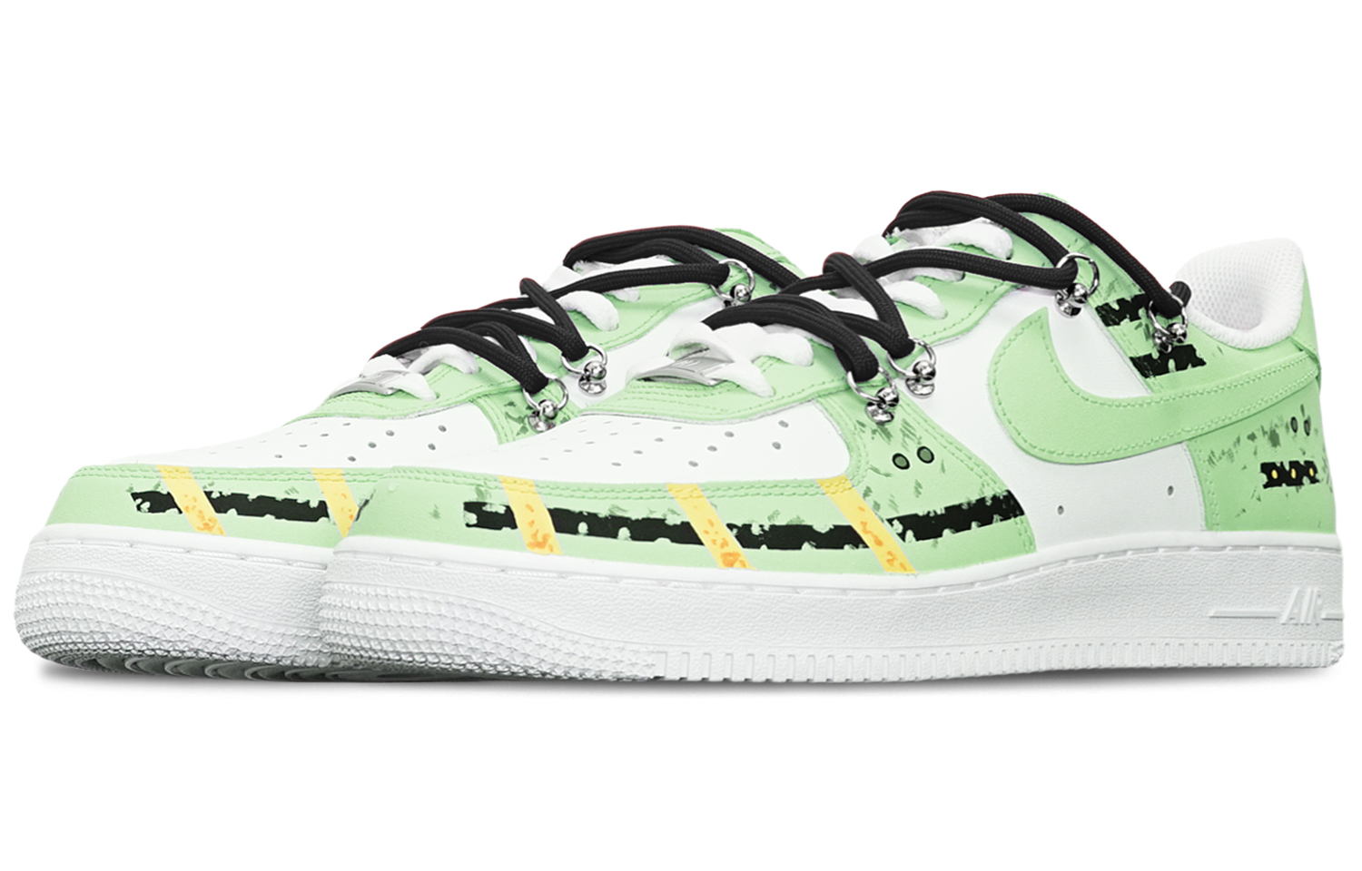 Nike Air Force 1 Low '07 'Cyberpunk Apple Green Deconstructed' 圖 4