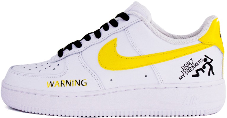 Nike Air Force 1 Low '07 'Don't Touch My Sneakers - Caution Sign' Yellow White Black CW2288-111(TeamNine-AF1003) Buy Nike Air Force 1 Low '07 'Don't Touch My Sneakers - Caution Sign' Yellow White Black CW2288-111(TeamNine-AF1003)