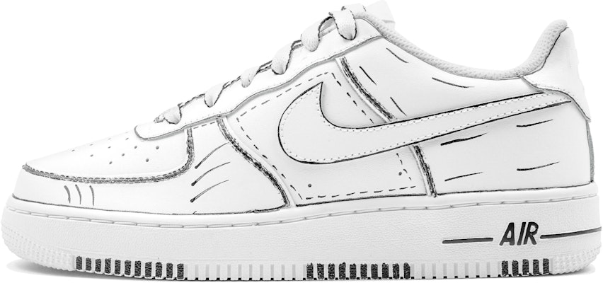 【定制球鞋】Nike Air Force 1 Low 07 二次元 漫畫 低筒 板鞋 男女同款 黑白 Buy 【定制球鞋】Nike Air Force 1 Low 07 二次元 漫畫 低筒 板鞋 男女同款 黑白
