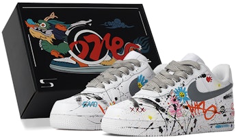 Nike Air Force 1 Low '07 'Minecraft Graffiti Daisy' Pria/Hijau Muda/Putih CW2288-111-447718 Buy Nike Air Force 1 Low '07 'Minecraft Graffiti Daisy' Pria/Hijau Muda/Putih CW2288-111-447718