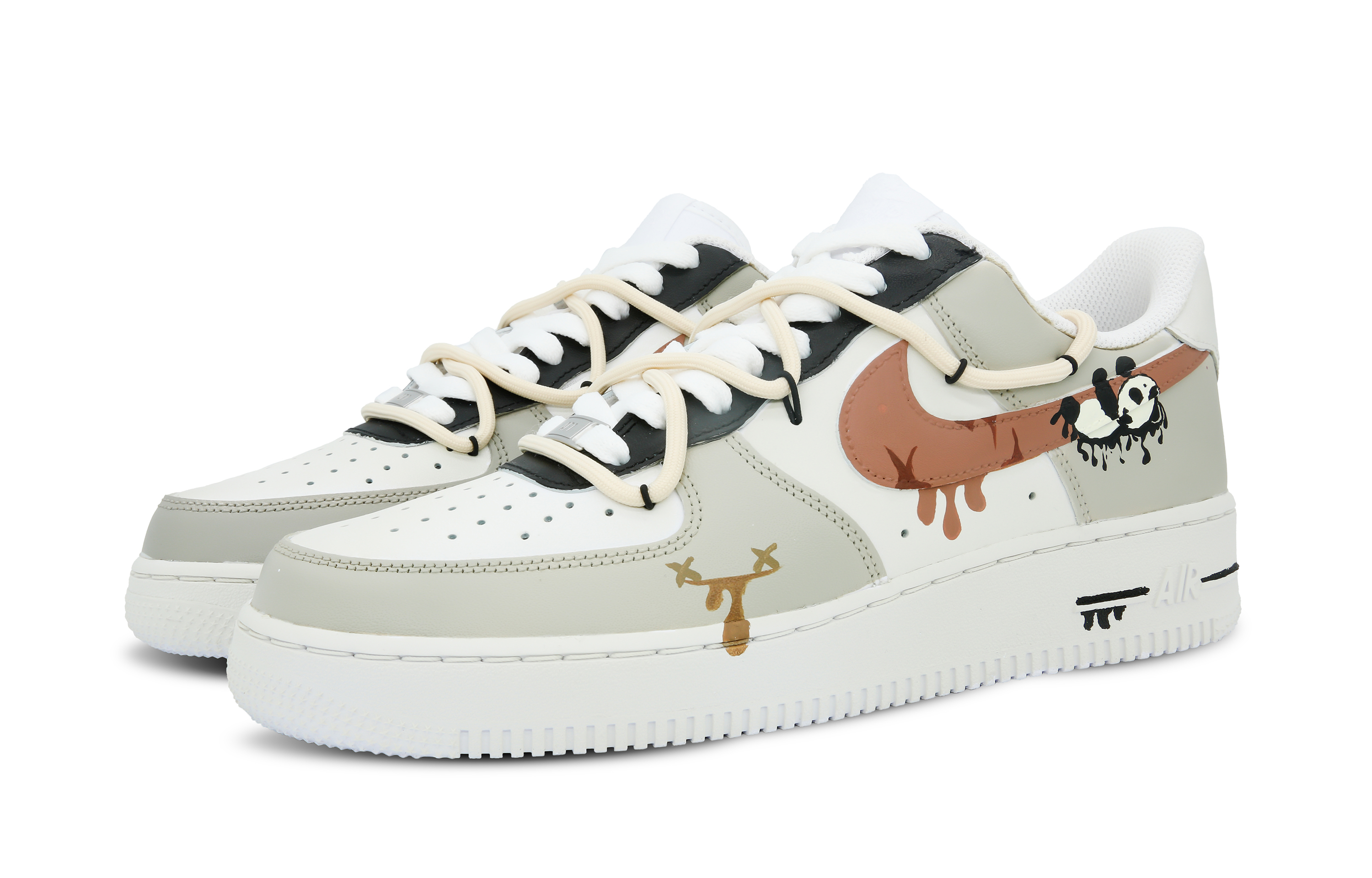 Nike Air Force 1 Low '07 'Panda Hug - Grey Green' 圖 3