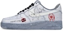 Buy 【訂製球鞋】Nike Air Force 1 Low 07 平行宇宙 蜘蛛俠塗鴉 浸染做舊 解構綁帶 低幫 板鞋 男款 灰黑