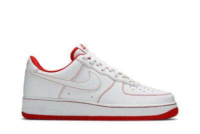 Nike Air Force 1 Low '07 'White University Red' CV1724-100