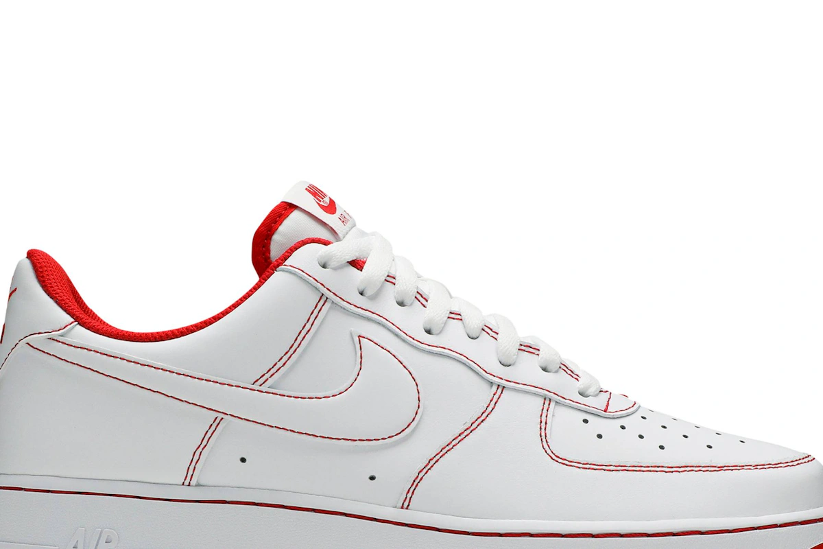 Nike Air Force 1 Low '07 'White University Red' CV1724-100