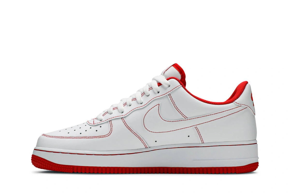 Nike Air Force 1 Low '07 'White University Red' CV1724-100