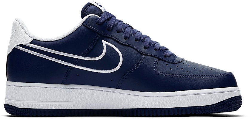 Nike Air Force 1 Low '07 Kulit 'Blue Void' Sepatu Pria Wanita AJ7280-400 Lookbook Nike Air Force 1 Low '07 Kulit 'Blue Void' Sepatu Pria Wanita AJ7280-400