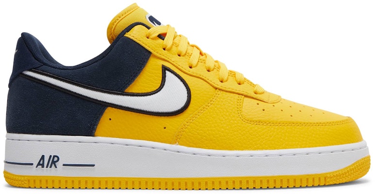 Nike air force 1 black amarillo online