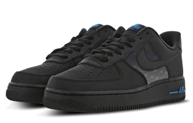 Nike Air Force 1 '07 LV8 'Black Blue' 圖 3