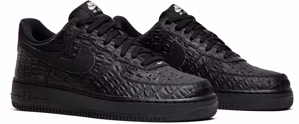 Nike Air Force 1 Low 07 LV8 Black Croc 718152 007