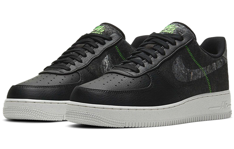 Lookbook Nike Air Force 1 Low '07 LV8 'Hitam Hijau Elektrik' CV1698-001