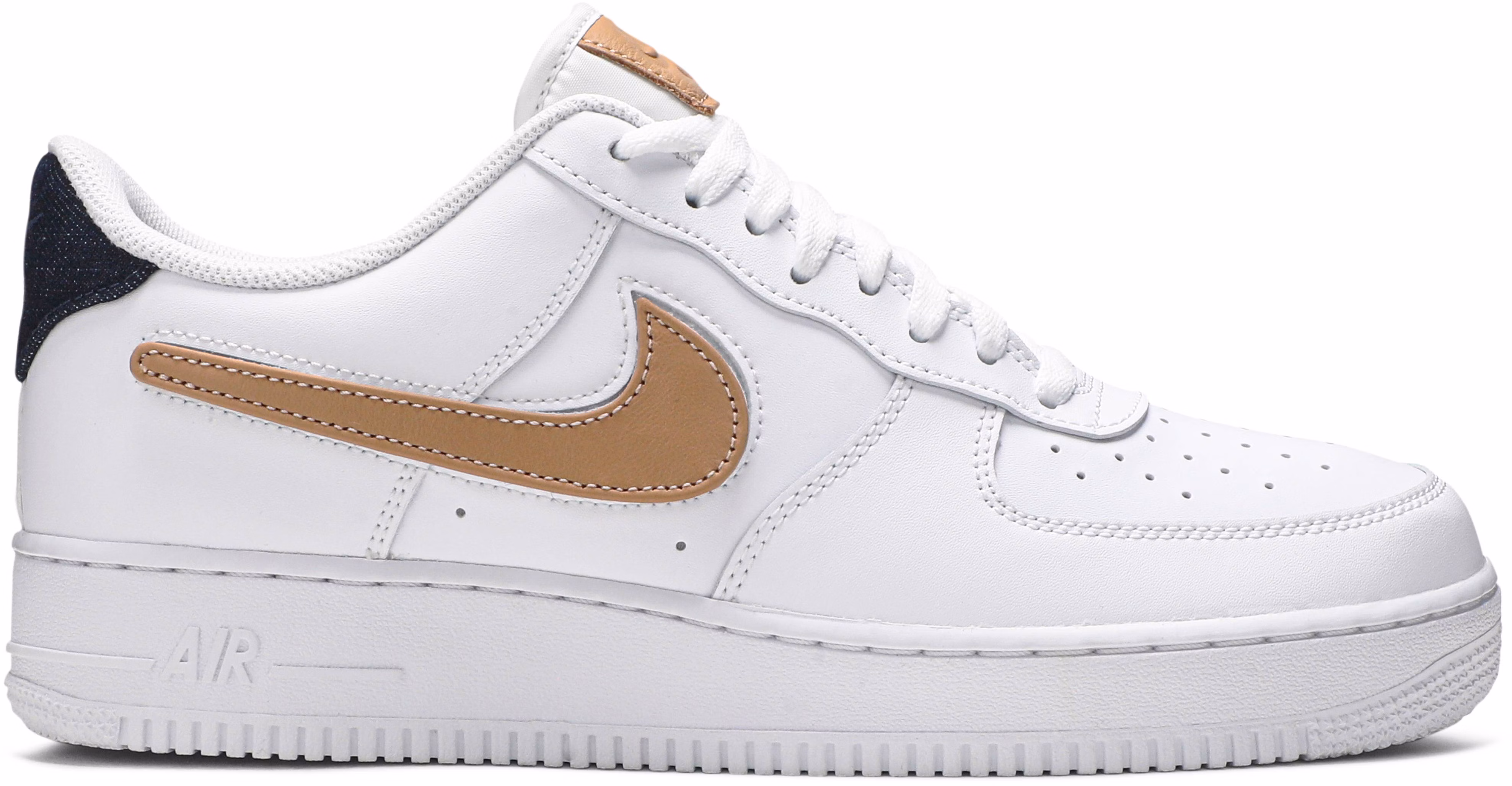 Air force 1 with 2025 replaceable swoosh