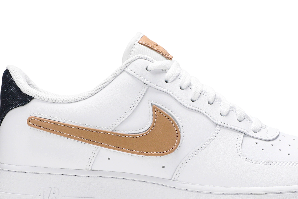Nike Air Force 1 Low '07 LV8 'Removable Swoosh - White Vachetta Tan' CT2253-100