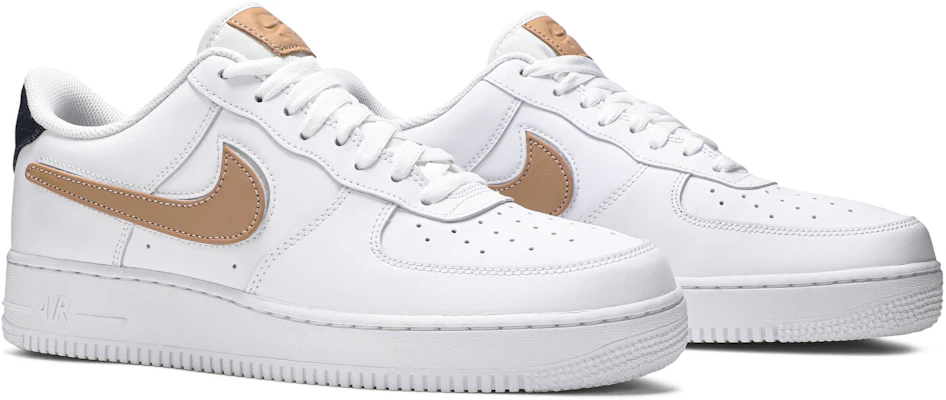 Nike Air Force 1 Low 07 LV8 Removable Swoosh White Vachetta