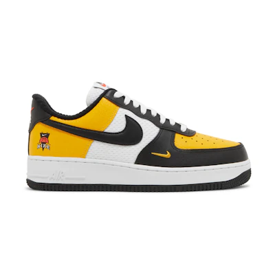 Nike Air Force 1 Low '07 LV8 Black Gold Jersey Mesh