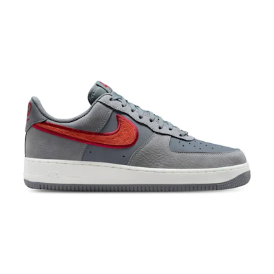 Nike Air Force 1 Low 'Cool Grey Team Crimson'