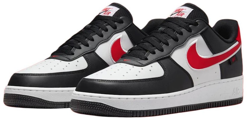 Nike Air Force 1 Low '07 Next Nature Black White University Red HM0721-002 Lookbook Nike Air Force 1 Low '07 Next Nature Black White University Red HM0721-002