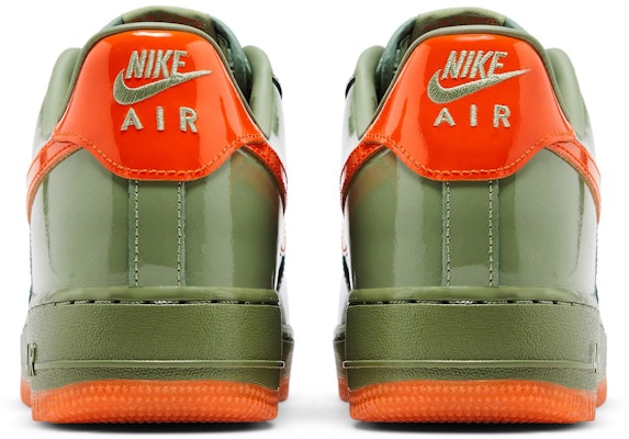 Nike Air Force 1 Low '07 Premium 'Oil Green Safety Orange' HJ9118-386 Details for Nike Air Force 1 Low '07 Premium 'Oil Green Safety Orange' HJ9118-386