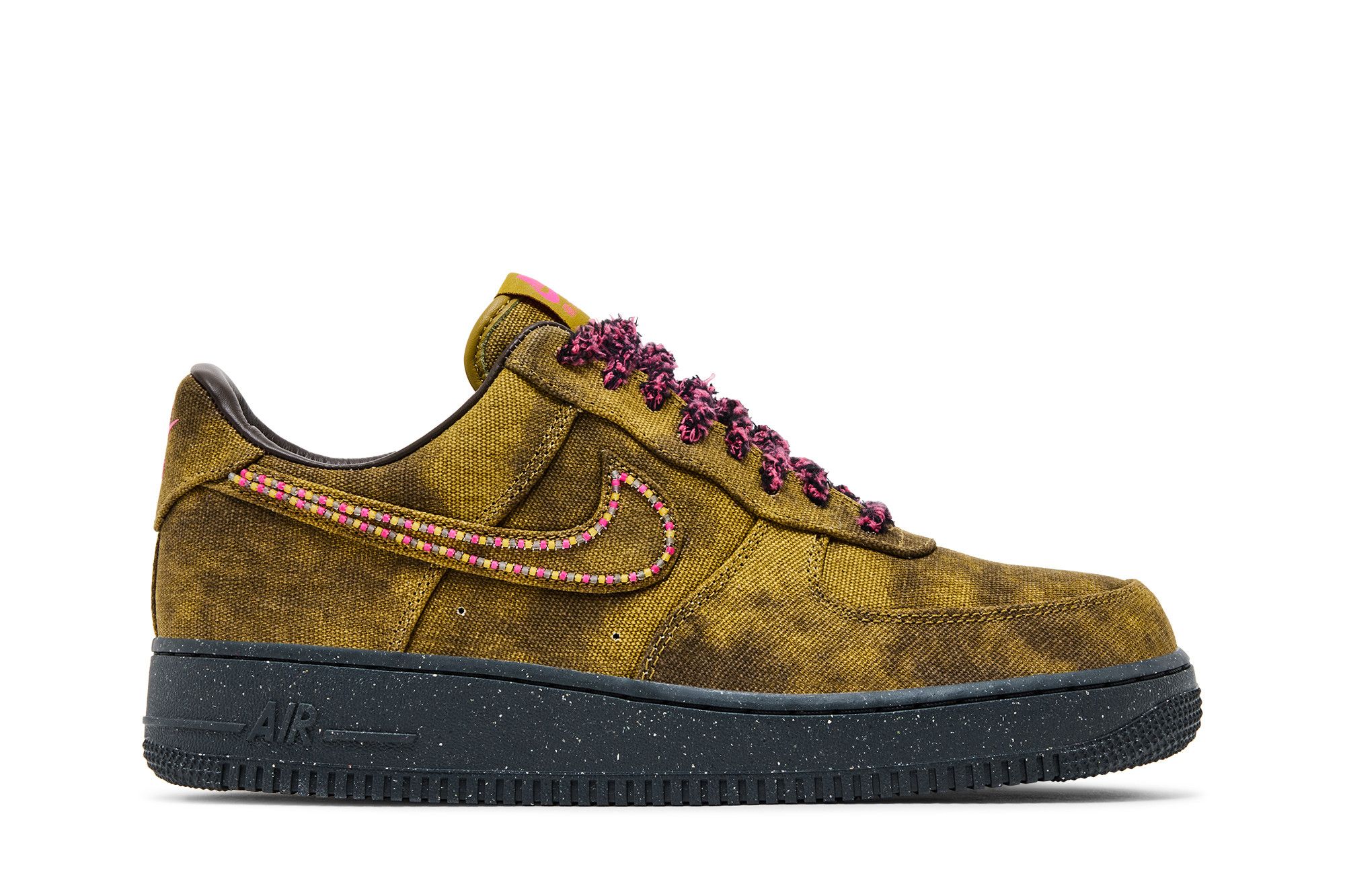 Buy Nike Air Force 1 Low ''07 QS Boucle Desert Moss Fierce Pink Lelaki/Wanita IO4474-300
