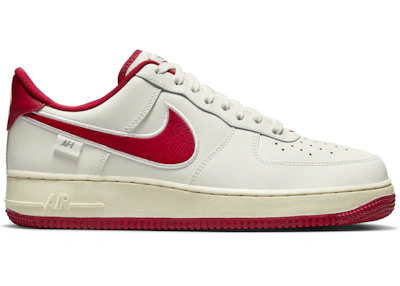 Nike Air Force 1 Low '07 Sail Gym Red FV0392-101