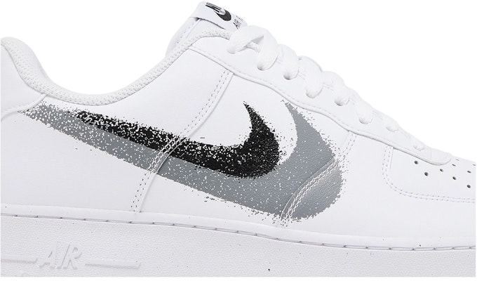 Nike Air Force 1 Low ''07 Vernice Spray Bianco Nero Grigio FD0660-100 Order Nike Air Force 1 Low ''07 Vernice Spray Bianco Nero Grigio FD0660-100