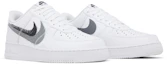 Cheap Nike Air Force 1 Low ''07 Vernice Spray Bianco Nero Grigio FD0660-100
