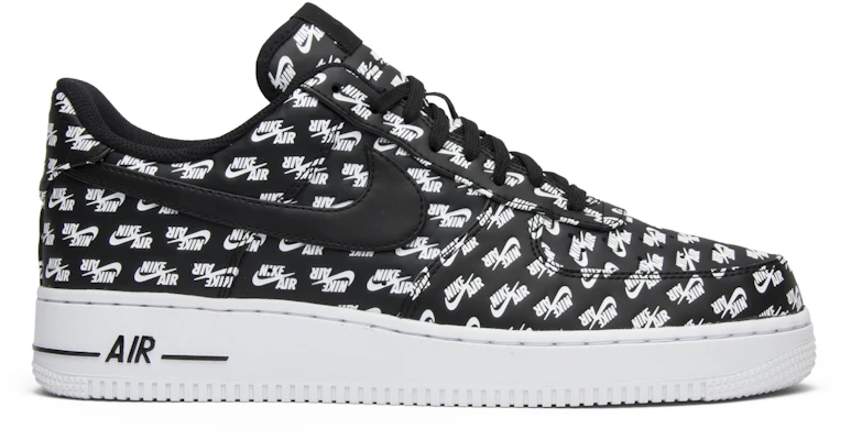 Nike air force 1 2025 with logo all over