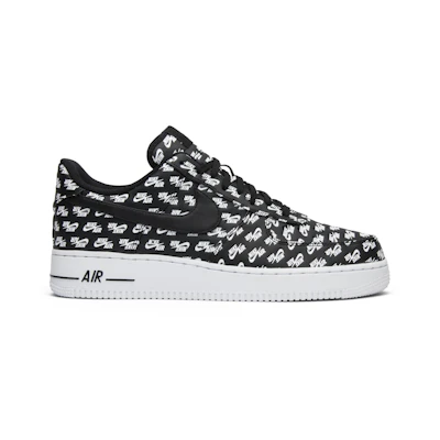 Nike Air Force 1 Low 'All Over Logo Black'