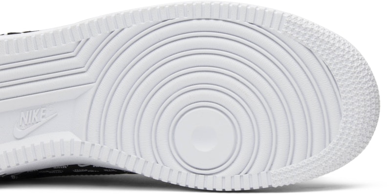 Air force 1 low sales all over logo black