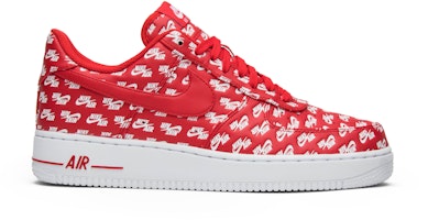 Nike Air Force 1 Low 'All Over Logo Red' AH8462-600 Nike Air Force 1 Low 'All Over Logo Red' AH8462-600