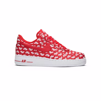 Nike Air Force 1 Low 'All Over Logo Red'
