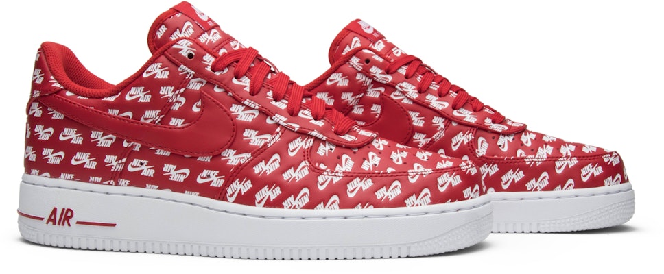 All red nike air 2025 force ones