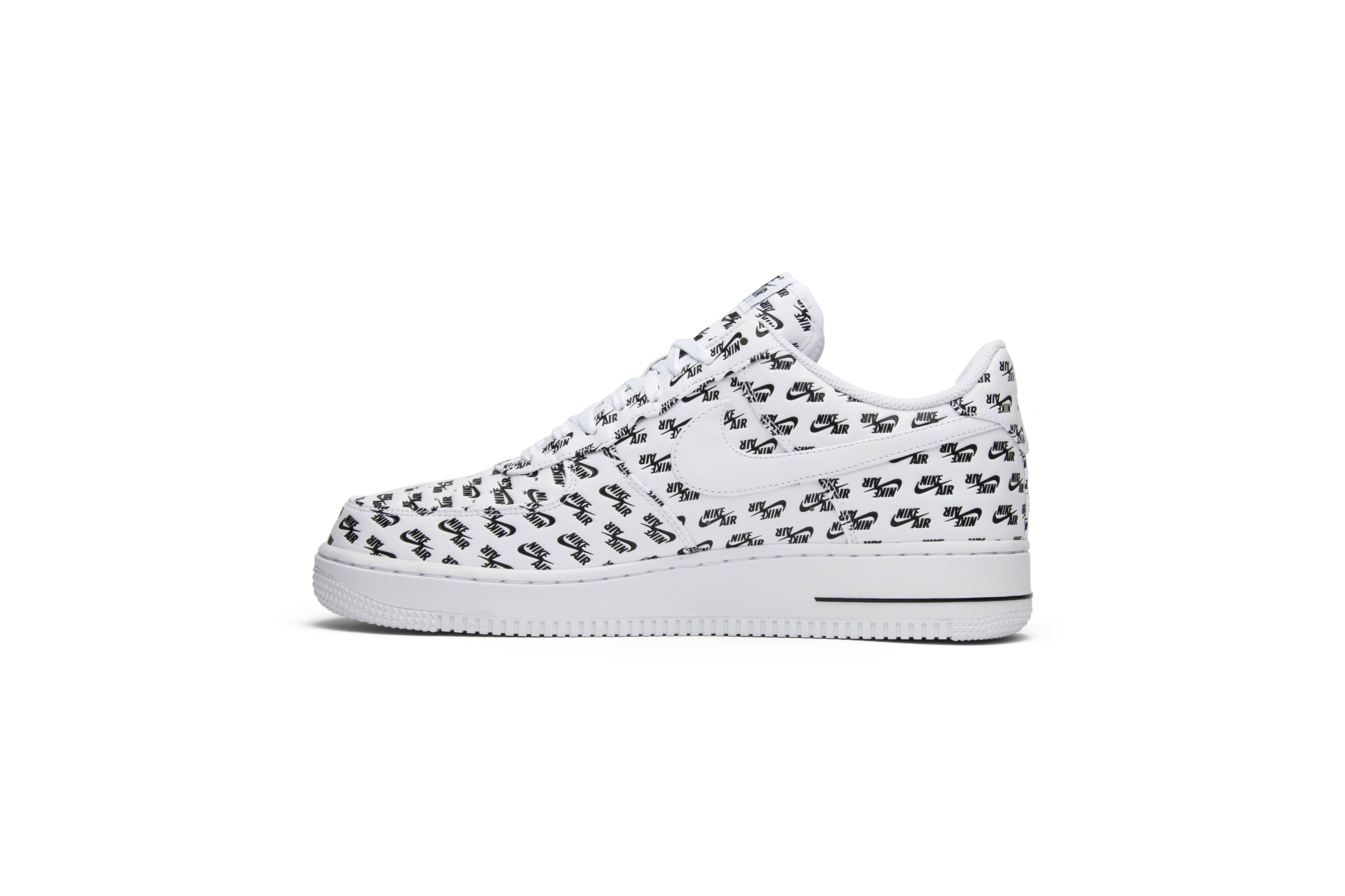 Nike Air Force 1 Low 'All Over Logo White' 圖 3