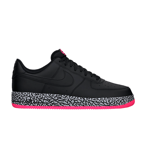 Buy ナイキ エアフォース1 '07 エッセンシャル 黒/ピンク 488298-063