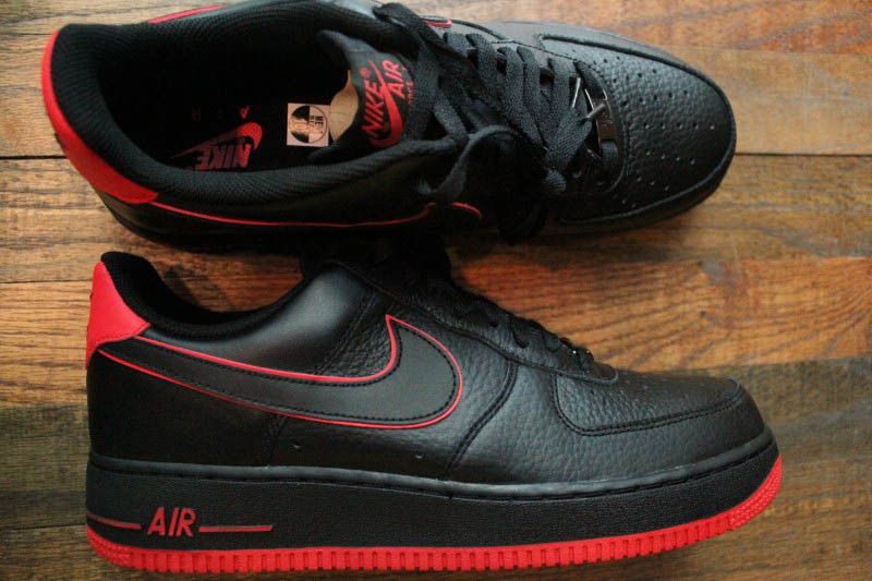 Buy Nike Air Force 1 Low 'Hitam Aksi Merah' 488298-002