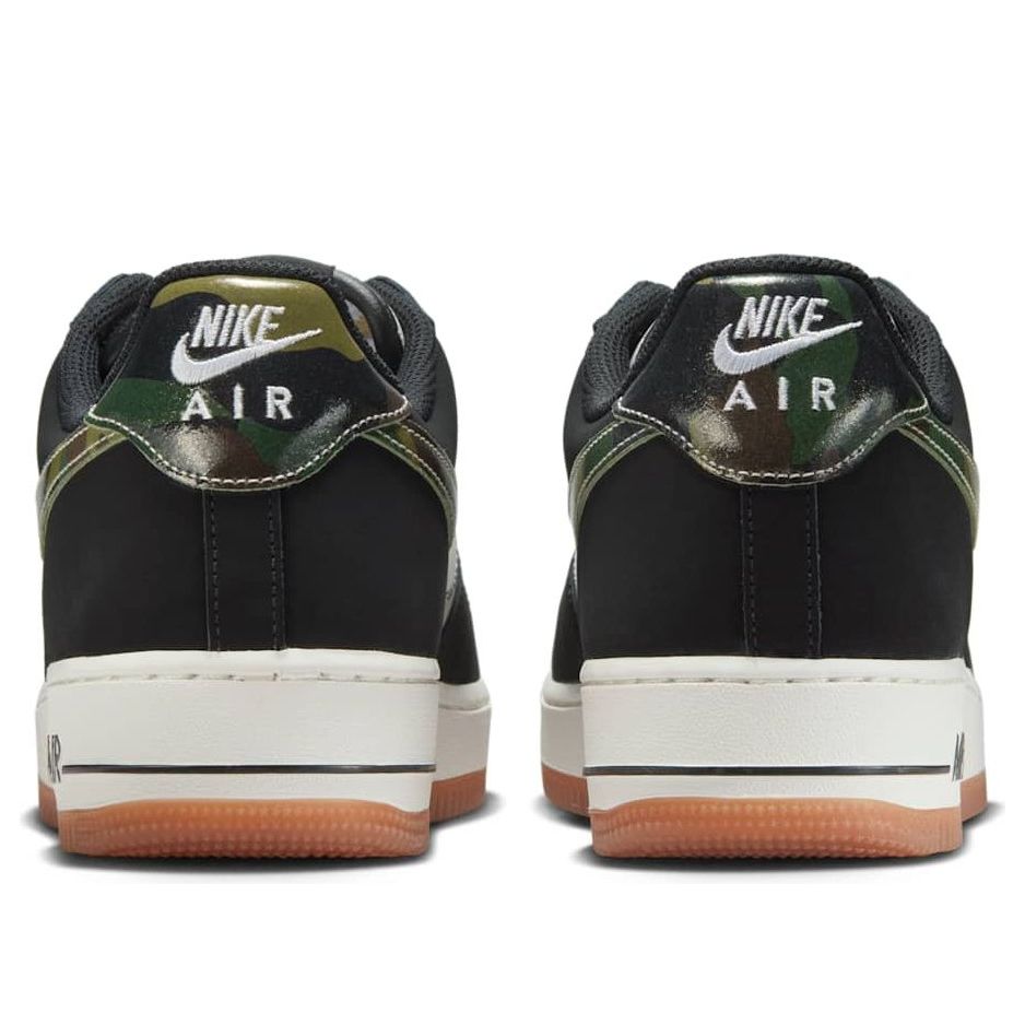 Lookbook 耐克空军一号低帮“黑色漆皮迷彩勾” HQ1967-100