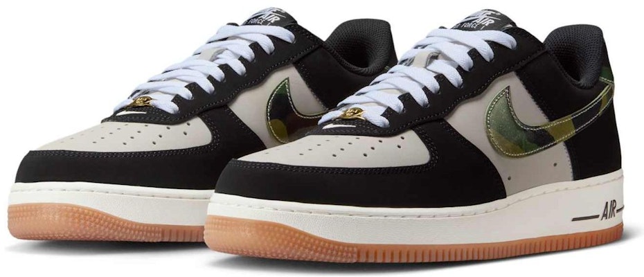 Nike Air Force 1 Low 'Black Patent Camo Swoosh' HQ1967-100 Shop Nike Air Force 1 Low 'Black Patent Camo Swoosh' HQ1967-100