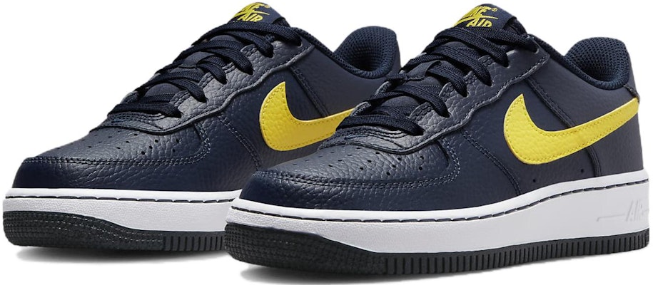 (Youth) Nike Air Force 1 'Obsidian Opti Yellow' DV7762-400 Lookbook (Youth) Nike Air Force 1 'Obsidian Opti Yellow' DV7762-400