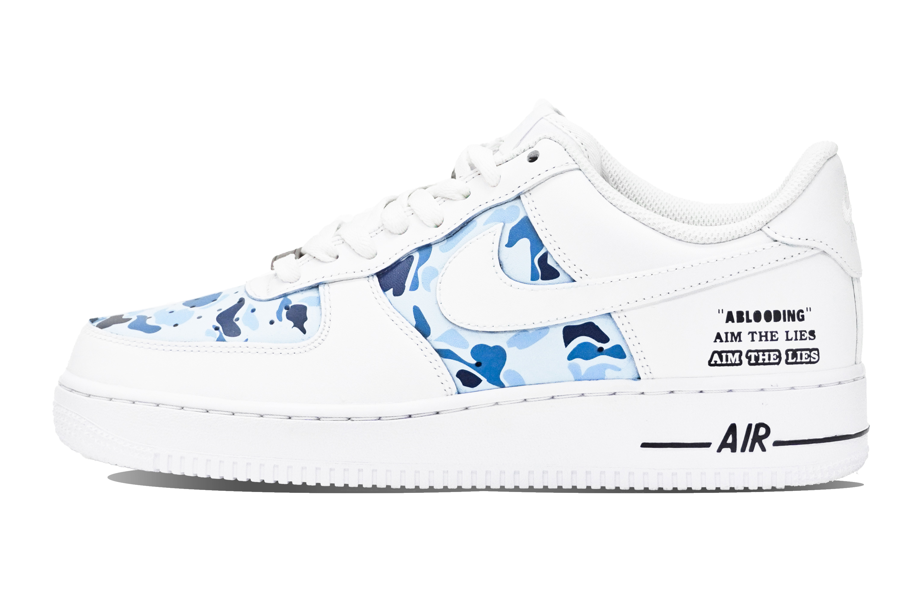 Nike Air Force 1 Low 'Blue Camo' 圖 2