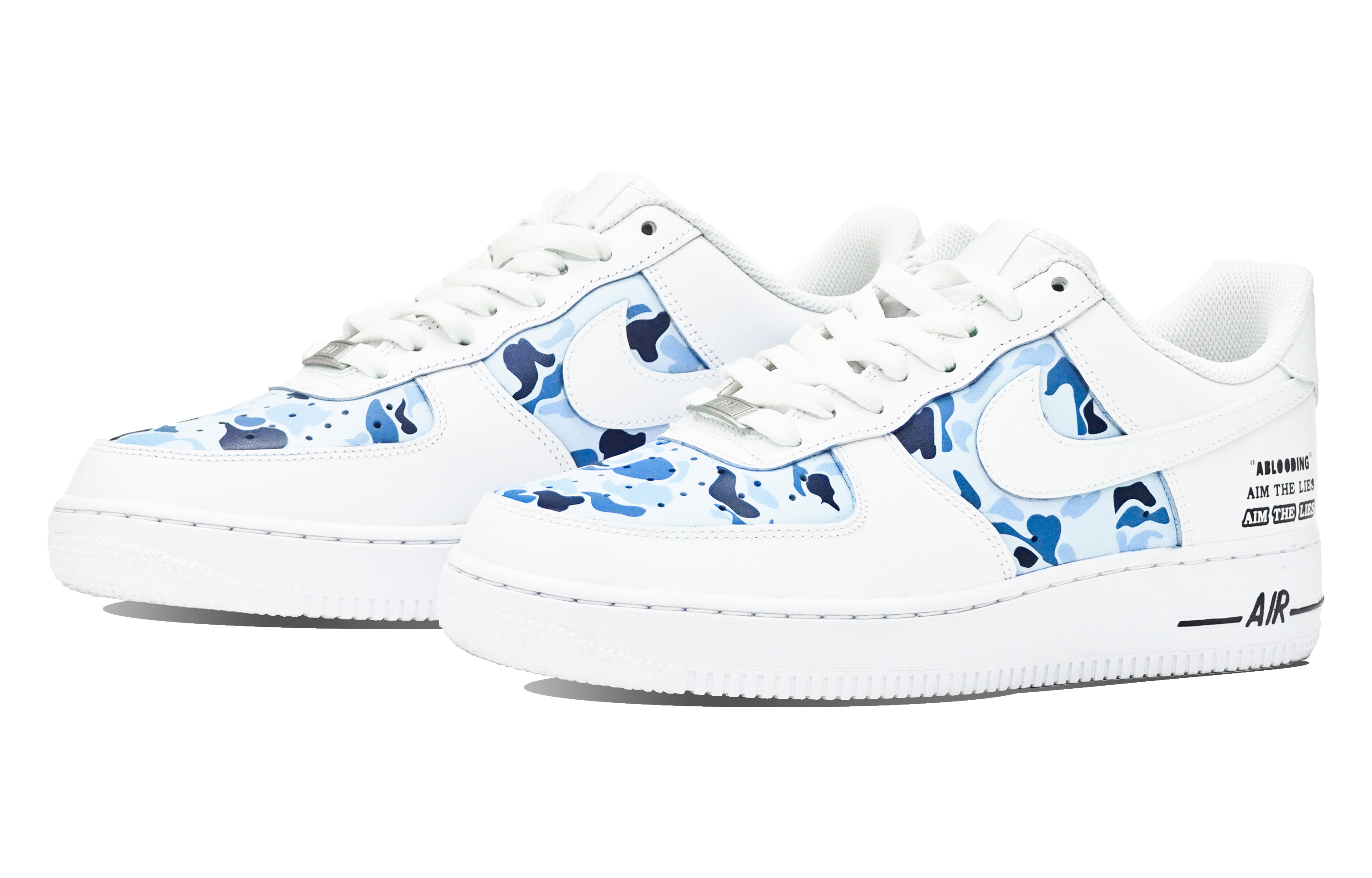 Nike Air Force 1 Low 'Blue Camo' 圖 4