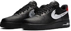 Lookbook Nike Air Force 1 Low 'Brushstroke - Hitam' DA4657-001