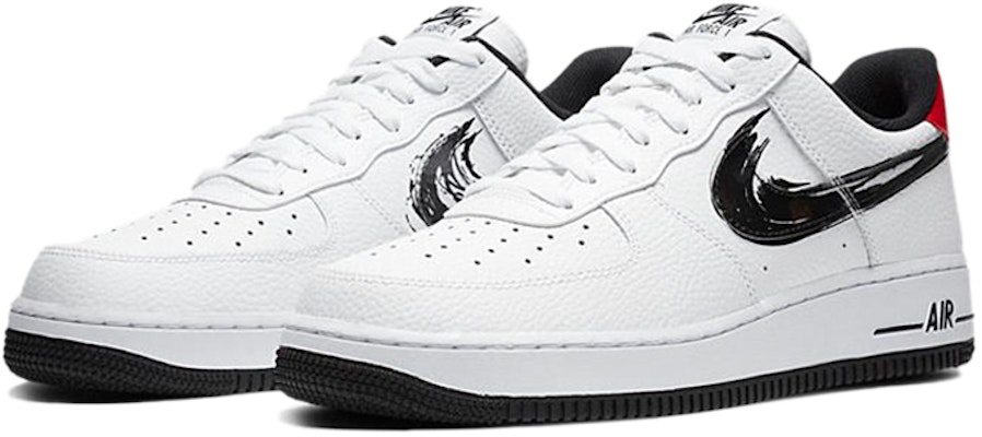 Nike Air Force 1 Low 07 Lv8 筆刷 經典運動 低筒 板鞋 男女皆宜 白黑 Lookbook Nike Air Force 1 Low 07 Lv8 筆刷 經典運動 低筒 板鞋 男女皆宜 白黑