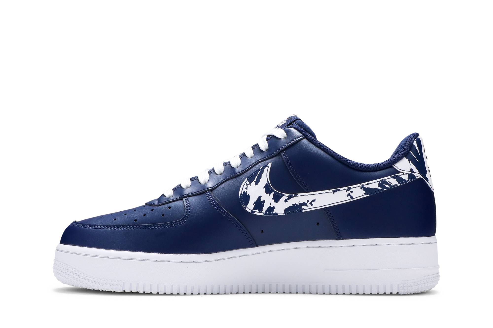 Lookbook Nike Air Force 1 Low 'Camo Swoosh - Blue Void' Pria Wanita Sepatu Sneaker CZ7873-400