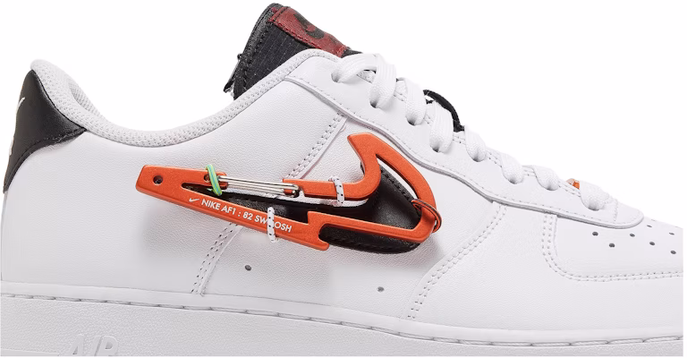 Nike air force best sale 1 low red swoosh