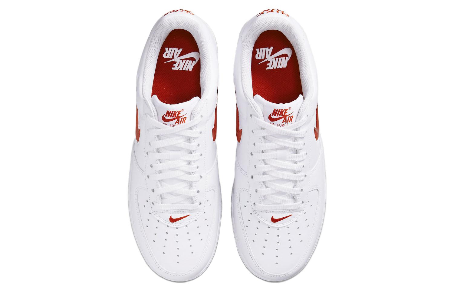 Shop 耐吉空軍一號低筒 '本月配色-白大學紅' FN5924-101