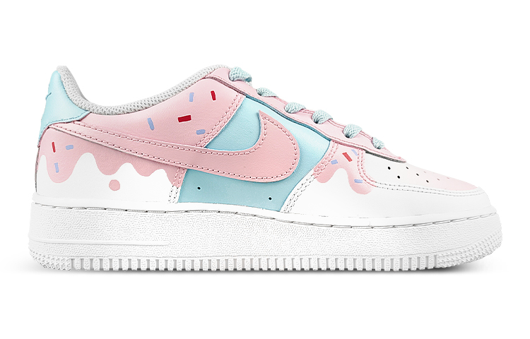 Lookbook Nike Air Force 1 Low 'Cream Cherry Gradient' Coklat Gradasi DH2920-111-457672