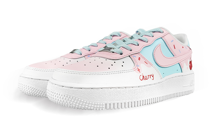 Shop Nike Air Force 1 Low 'Cream Cherry Gradient' Coklat Gradasi DH2920-111-457672