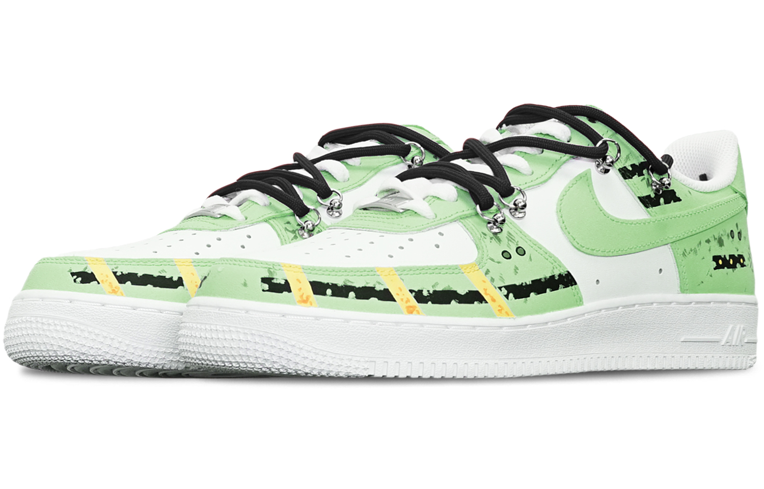 Shop Nike Air Force 1 Rendah 'Cyberpunk Apple Hijau Deconstructed' CW2288-111-459174